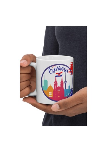 Hırvatistan Kupa Bardak 2 Adet Seyahat Hatıra Croatia Mug