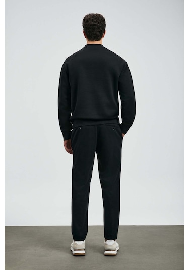 Lufian Oracle Siyah Erkek Sweatshirt 112030178 Siyah