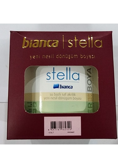 Stella Yeni Nesil Dönüşüm Boyası Antrasit 0,5 Lt Diğer