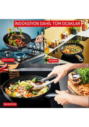 Tefal 2100143066 Halo Okaliptus Wok Tava 26cm Diğer