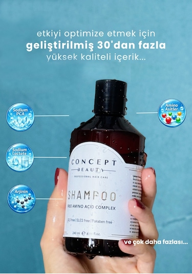 Concept Beauty Bukle Belirginleştirici Şampuan 240 ML + Wavy Curly Shot 20 ML