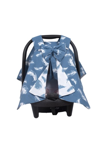 Sevi Bebe Fiyonklu Ana Kucağı Örtüsü Art-204 Tüy Desen