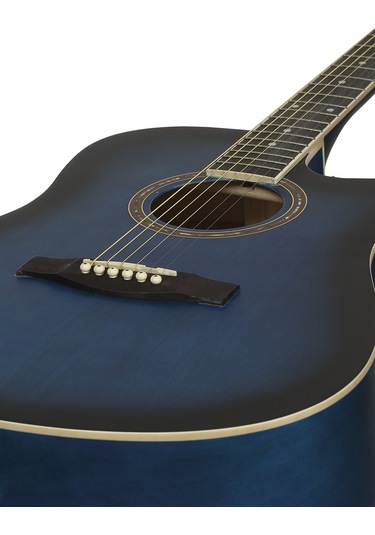 Zoppran Aczp100Bls Mavi Akustik Gitar