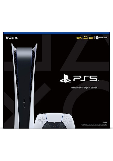 Sony Playstation 5 PS5 825 GB Digital Edition Oyun Konsolu + 2 Dualsense Kol (İthalatçı Garantili)