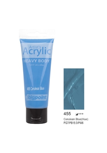 Bigpoint Akrilik Boya 75 ml Crulean Blue 455