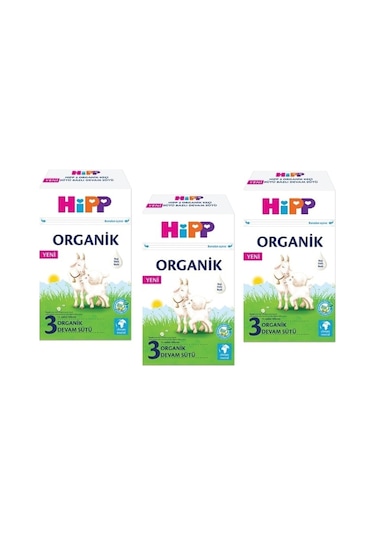 Hipp 3 Organik Keçi Sütü Bazlı Devam Sütü 400 G x 3 Adet