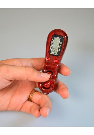 Boyun Askılı Işıklı Dijital Zikirmatik Kırmızı