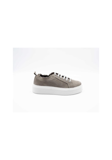 Freefoot 221150 Nubuk Açık Gri Kadın Sneaker 001
