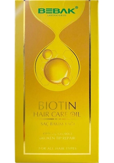 Bebak Biotin Kırık Uç Onarıcı Saç Bakım Yağı 100 ML