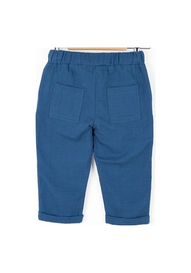 Nk Kids Erkek Bebek Pamuklu Pantolon-13970 Indigo