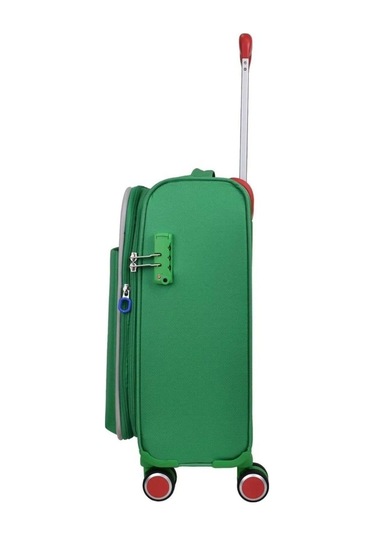 Benetton Kumaş Valiz Kabin Boy Yeşil