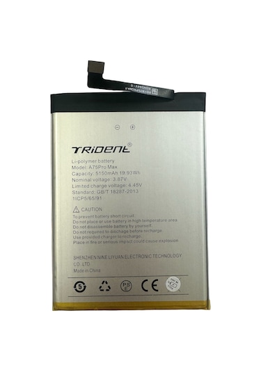 Trident A75 Pro Max Batarya Pil 5150 Mah Aaa Kalite