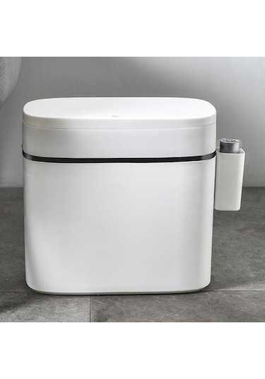 Qianfan Her Oda İçin Verimli Ve Dayanıklı Çöp Kovası - Çöp Beyaz