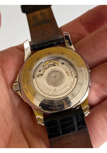 Maurice Lacroix Pontos GMT 40mm Deri Kordon Erkek Kol Saati PT606