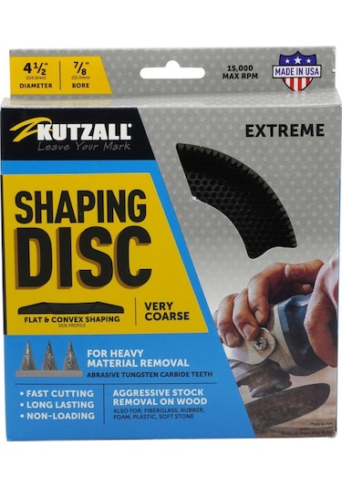 Kutzall Sd412x120 Ekstra Kalın Diş Düz Törpü 115 Mm Taşlama İçin