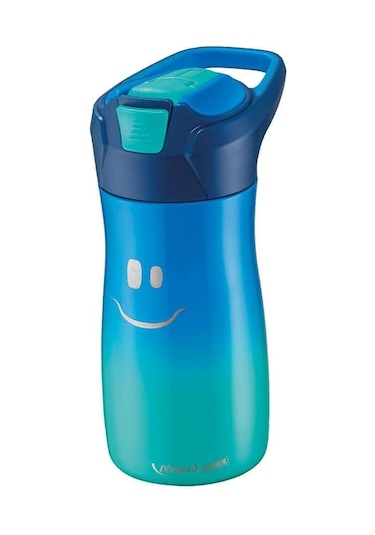 Maped Piknik 430 Ml Su Matarası Gülen Yüz Mavi 871203