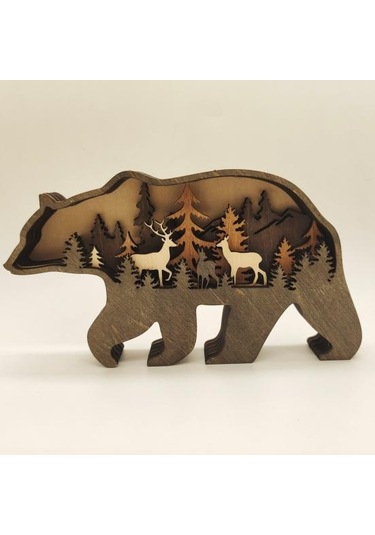 Premium Orman Elk Süslemesi Yaratıcı Kompakt Taşınabilir A