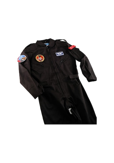 By Nova Airforcemarket Çocuk Pilot Tulumu Siyah