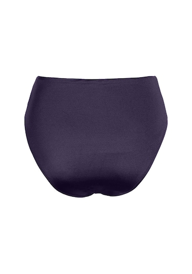 Endeep Kadın High Leg Yüksek Bel Mor Bikini Altı-mor Mor