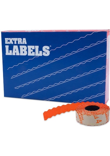 Fdm Labels Turuncu Meto Etiketi 4 No 42 Rulo