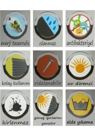 Cam Balkon Plise Perde İthal Vip Serisi, 9 Renk, Alüminyum Kasa (442549120)