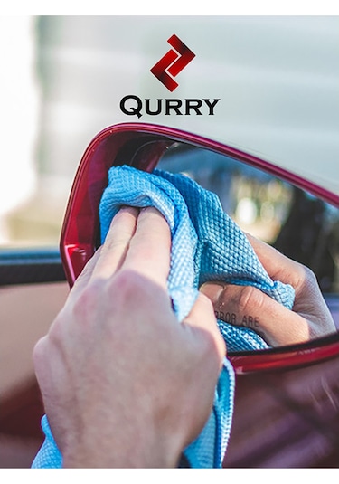 Qurry Baklava Desen Mikrofiber Çok Amaçlı Bez Mutfak Cam Bezi 6'lı 40 x 40 CM