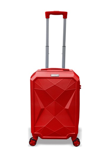 Coral High Diamond Abs Kırmızı 3'lü Valiz Seti 16620 Kırmızı