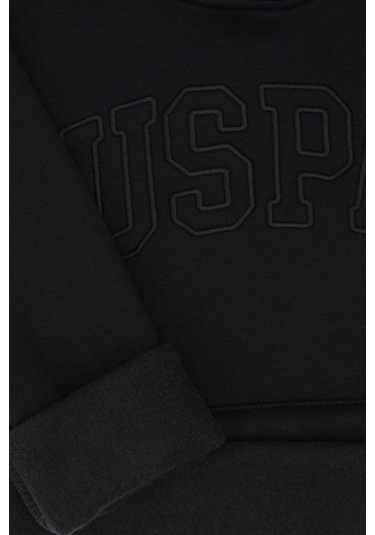 U.s. Polo Assn. Kız Çocuk Siyah Sweatshirt 50314311-vr046 Siyah