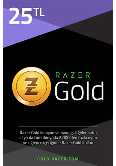 25 Tl Razer Gold Tr Pin