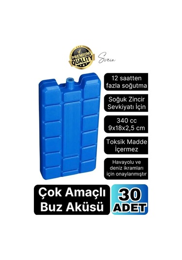 30 Adet Buz Aküsü 12 Saat Termal Soğutma Kamp Piknik Seyahat Yiyecek İçecek Çanta Soğuk Kutusu Çok Renkli
