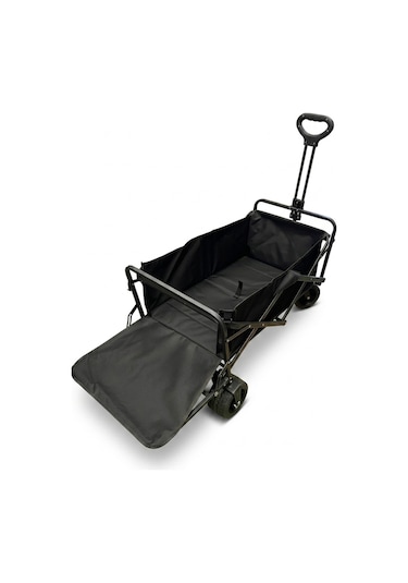 Yek Outdoor Extend Wagon Katlanabilir Kamp Ve Yük Arabası Siyah
