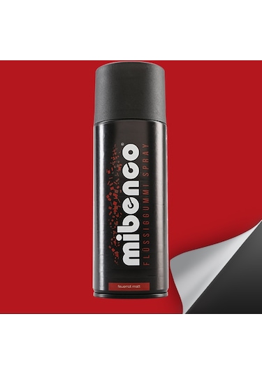 Plasti Dip - Mibenco 400Ml Sprey - Mat Ateş Kırmızı