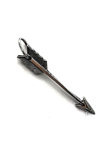 Omar Silver Unisex Ok Figürlü Kolye Ucu Oksitli Gümüş Omr8645 (498401608)