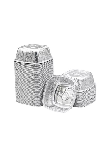 Alüminyum Aşure Tatlı Kasesi Sütlaç Kabı Tatlı Kase Aliminyum 50 Adet