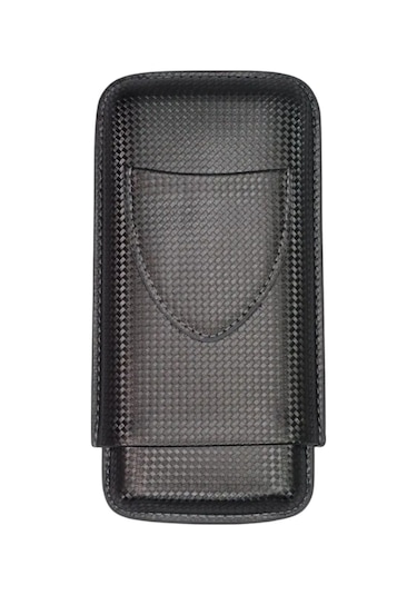 Pq Karbon Desenli Üçlü Puro Kılıfı