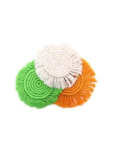 Homyl Dokuma Servis Altlıkları Yıkanabilir Kaymaz Yemek Beyaz Beyaz