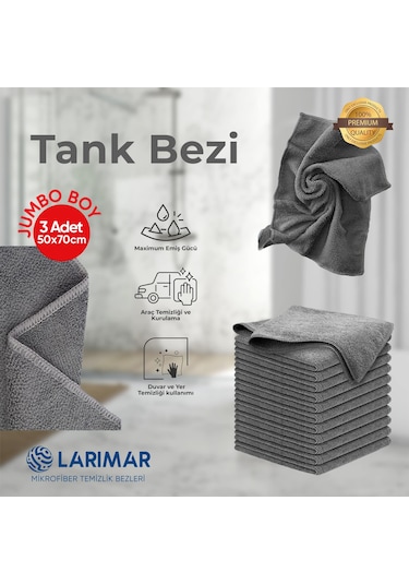 3 Adet Süper Emici Araç Kurulama Duvar ve Yer Silme