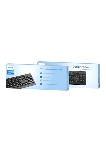 Philips Spk6247 Kablolu Türkçe Q Klavye Siyah