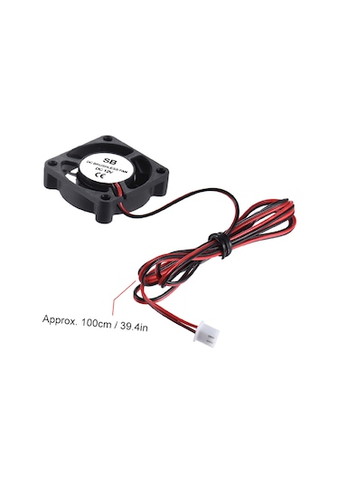 Shineyee 3d Yazıcı Ekstruder Soğutma Fanları, 12v 0.08a, 2 Pin, 6000r/min, 2 Adet