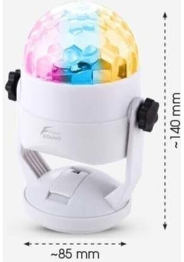 Freesound Free Sound Light Box Fs41 (2020-Q3) Ritim Uyumlu Disko Topu Çok Renkli