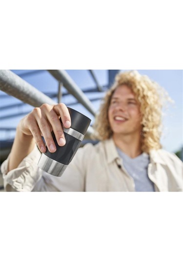 Tefal 6 Saat N21601 Travel Mug Compact Termos 0,3 L Siyah Siyah İçecek Kamp 0,30 L Paslanmaz Çelik Isı Ya Siyah
