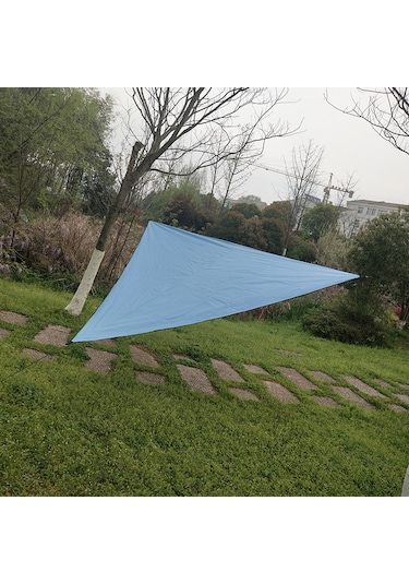 Vkemall Turuncu Dış Mekan Gölge Tiriği - 3x3x3m 210t Poliester, Su Geçirmez, Rüzgar Ve Güneş Koruyucu, Bahçe/patio İçin 3 Kanca İle