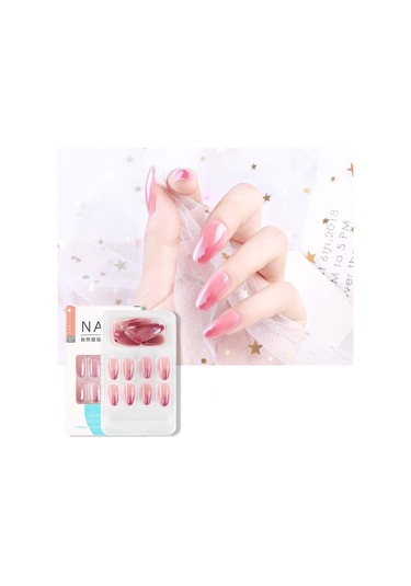 Sones 5 Set Aşınma Tırnak Sanatı Noel Balesi Sahte Tırnaklar Bitmiş Ürün Çıkarılabilir Aşınma Tırnak F741-3