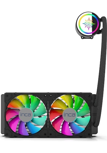 Inca Iss-02xn Intel/amd 2x120mm Argb Led Fanlı Am5 Control Remote