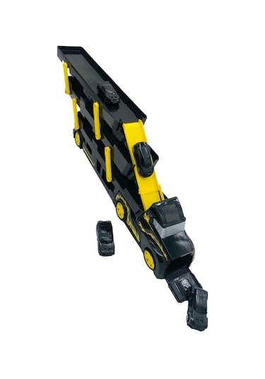 Ethem Oyuncak Siyah 3 Katlı Taşıyıcı Tır 628-3, 4 Arabalı 3 Katlı Taşıyıcı Tır