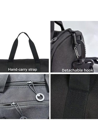 Homyl Dans Çantası Spor Çocuk Doğum Günü Hediyesi Jimnastik Siyah