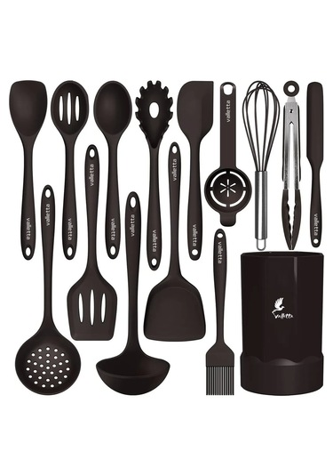 Trigona Isıya Dayanıklı Yanmaz Yapışmaz Spatula Seti 15 Parça