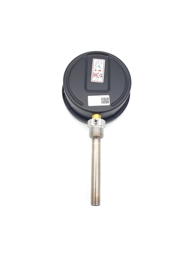 Pakkens 100 Termometre 10 Cm Dalma Boylu Alttan Bağlantılı 0-120 Derece-Standart