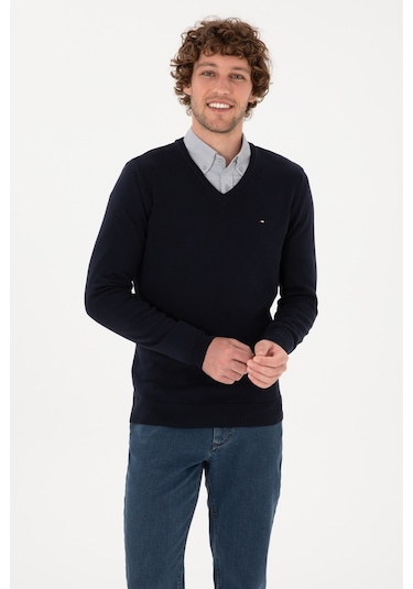 U.s. Polo Assn. Erkek Lacivert Kazak /triko 50313668-vr033 Lacivert