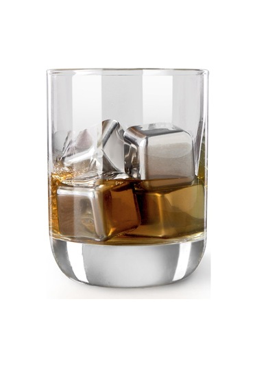 Vacu Vin Viski Taşları 4 Parça - Kutulu - Gri